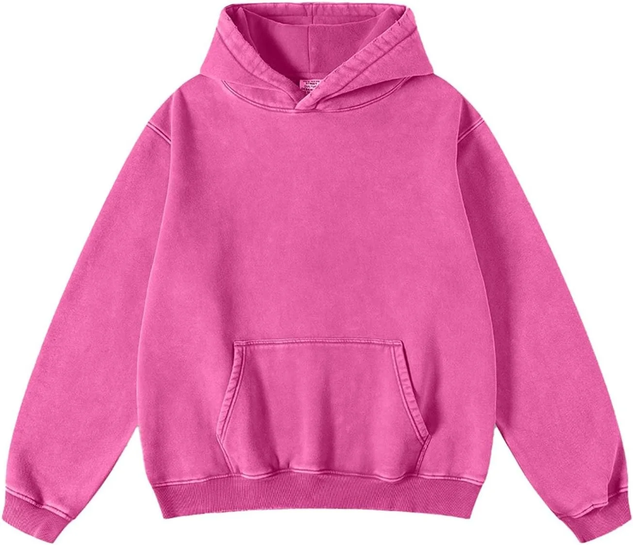 

Оверсайз худи для мужчин в винтажном стиле с эффектом кислотной стирки