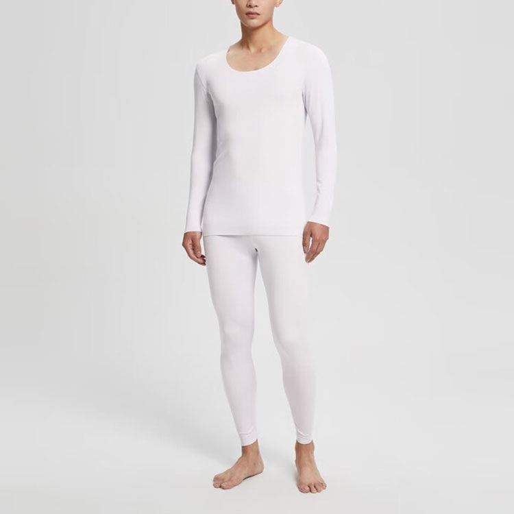 Calvin Klein Термофутболка мужская, светло-серая с белым, 100 г — фото 3