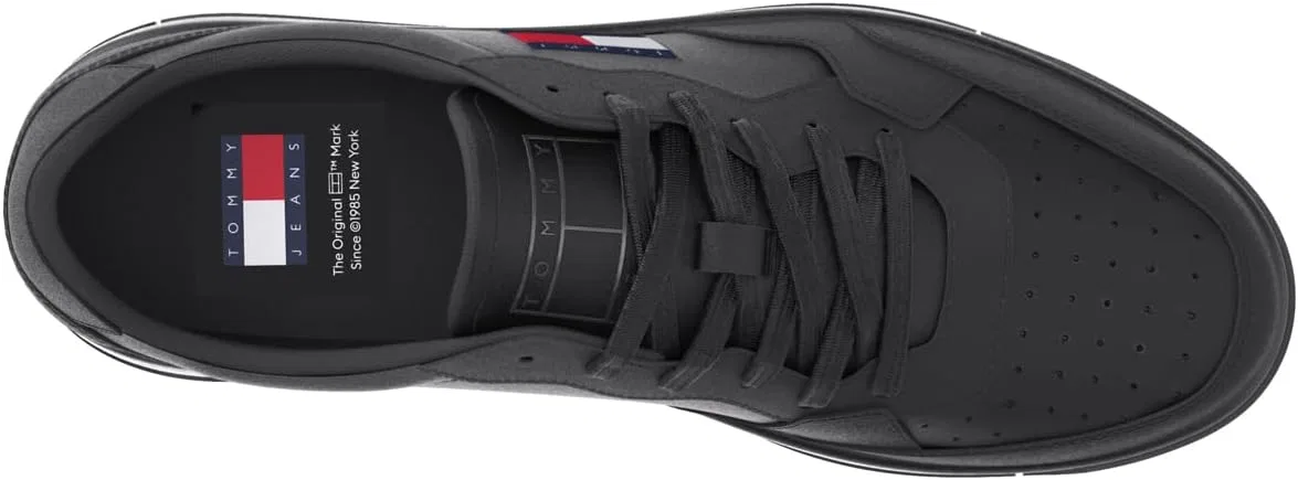Мужские кроссовки Tommy Jeans Cupsole в стиле ретро, ​​базовая модель, Black — фото 3