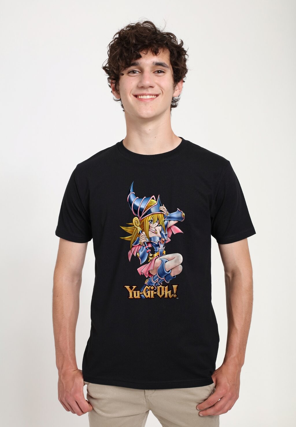 

Футболка с принтом Yu-Gi-Oh Yu-Gi-Oh! Dark Magician Girl Henry Tiger, черный