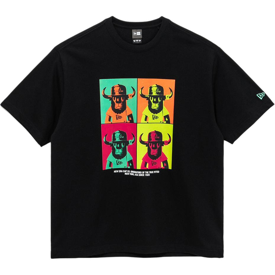 

New Era Футболка Korean Style Unisex Black