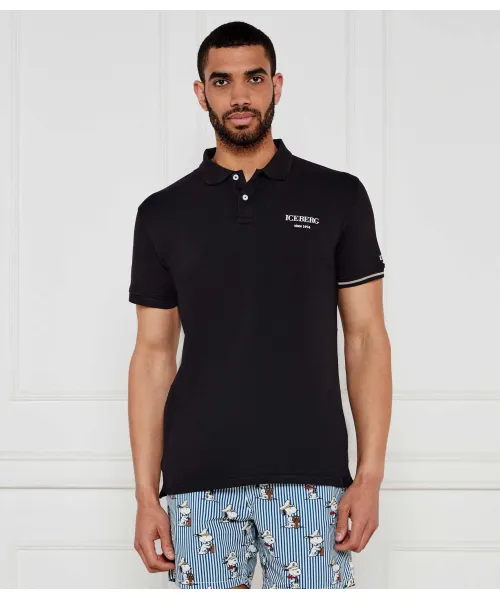 

Футболка поло Regular fit Iceberg, черный