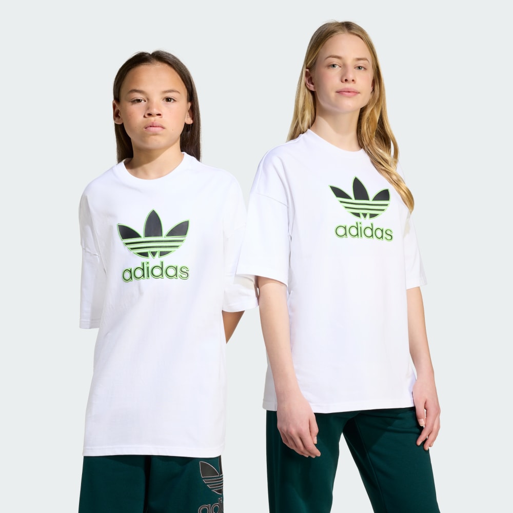 

Футболка Adidas Oversize Trefoil Tee, белый