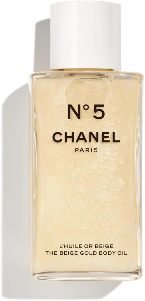 Масло для тела Chanel N°5 The Beige Gold, 250 мл, бежевый золотой — фото 2