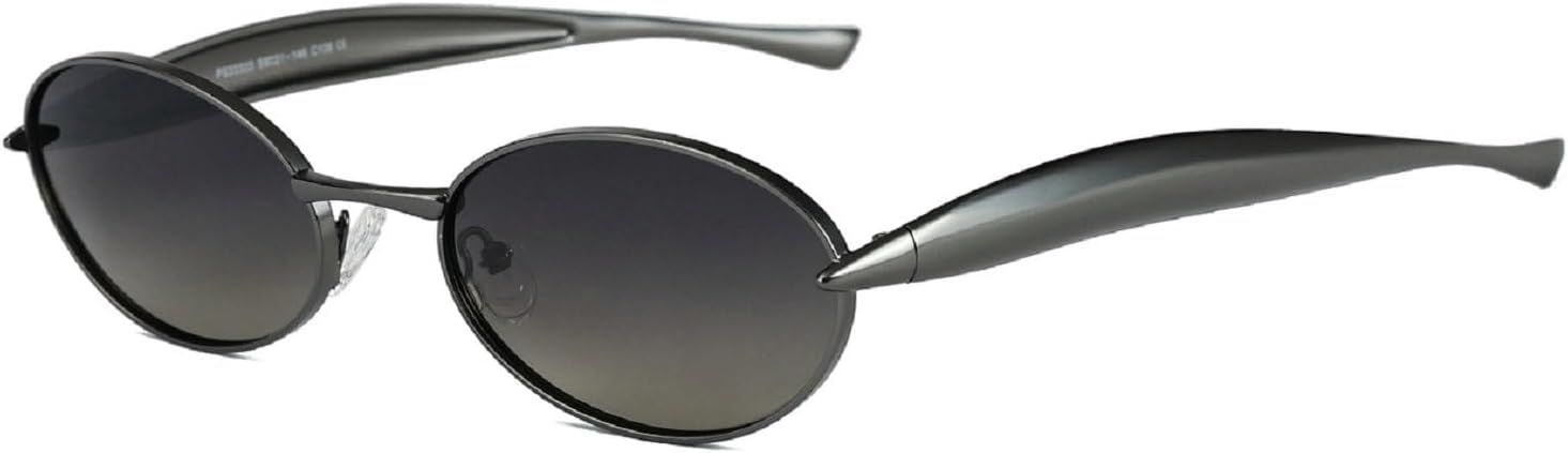 

Ретро овальные солнцезащитные очки для женщин, модные металлические, маленькие, в стиле Y2K, винтажные, 90-е, защита от ультрафиолета UV400, PS33333 Melrose, Grey Green