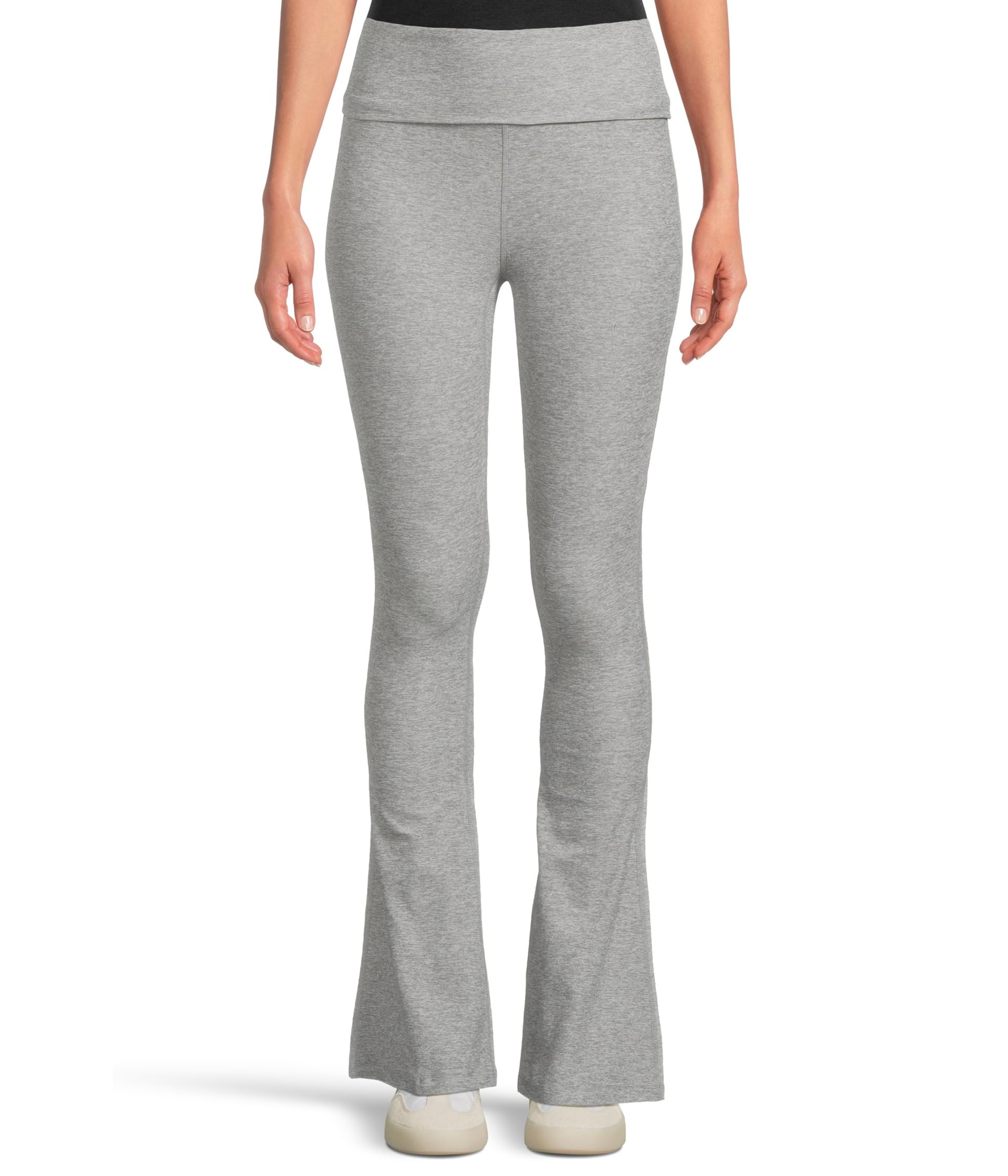 

Брюки Beyond Yoga Spacedye Foldover Pants, цвет Silver Mist