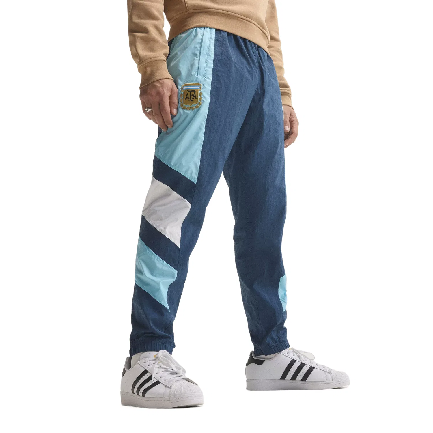 Брюки повседневные Adidas Originals SS26 синие — фото 3