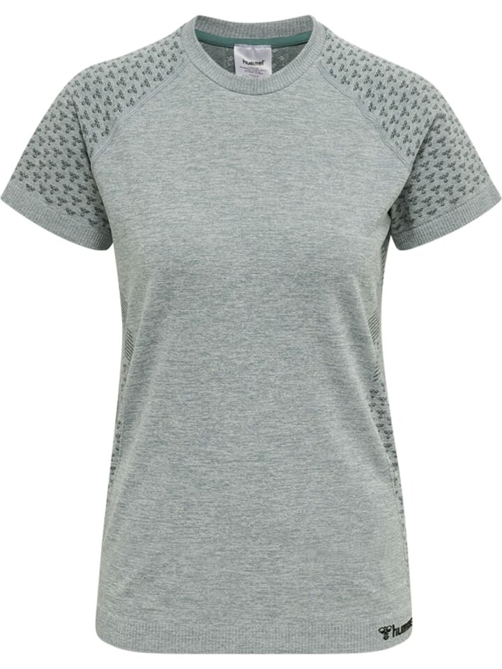 

Функциональная рубашка Hummel T-Shirt S/S Raglanärmel Hmlci Yoga Damen, цвет NORTH ATLANTIC MELANGE