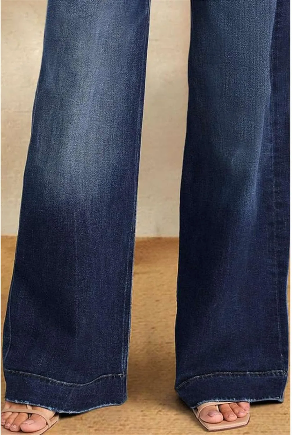 Модные джинсы для женщин 2025 wide leg high waisted stretchy — фото 3