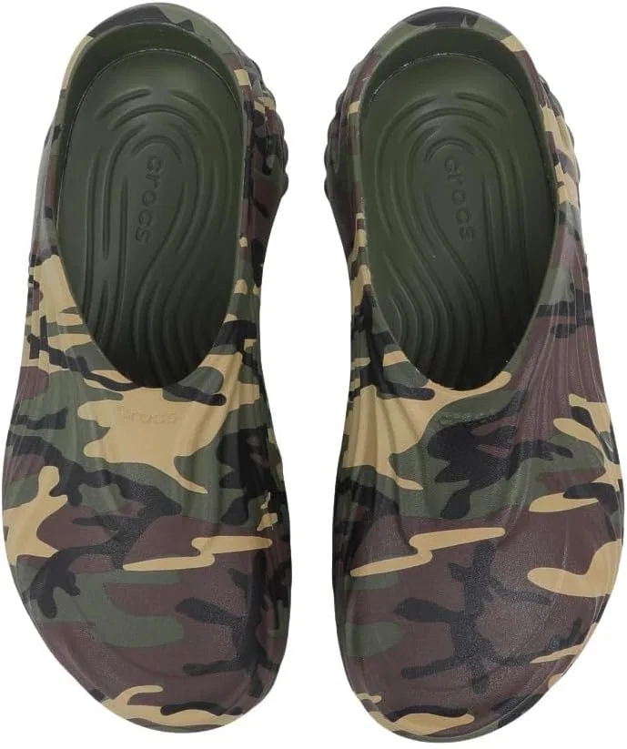Кроксы Unisex Adult Echo Wave Clogs Crocs, Army Green Multicoloured — фото 3