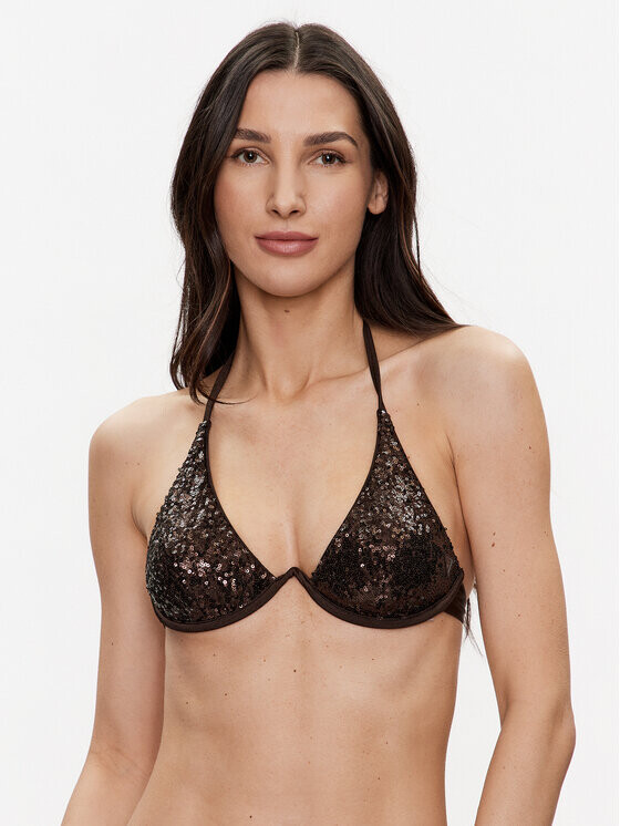 

Верх бикини Guess, коричневый