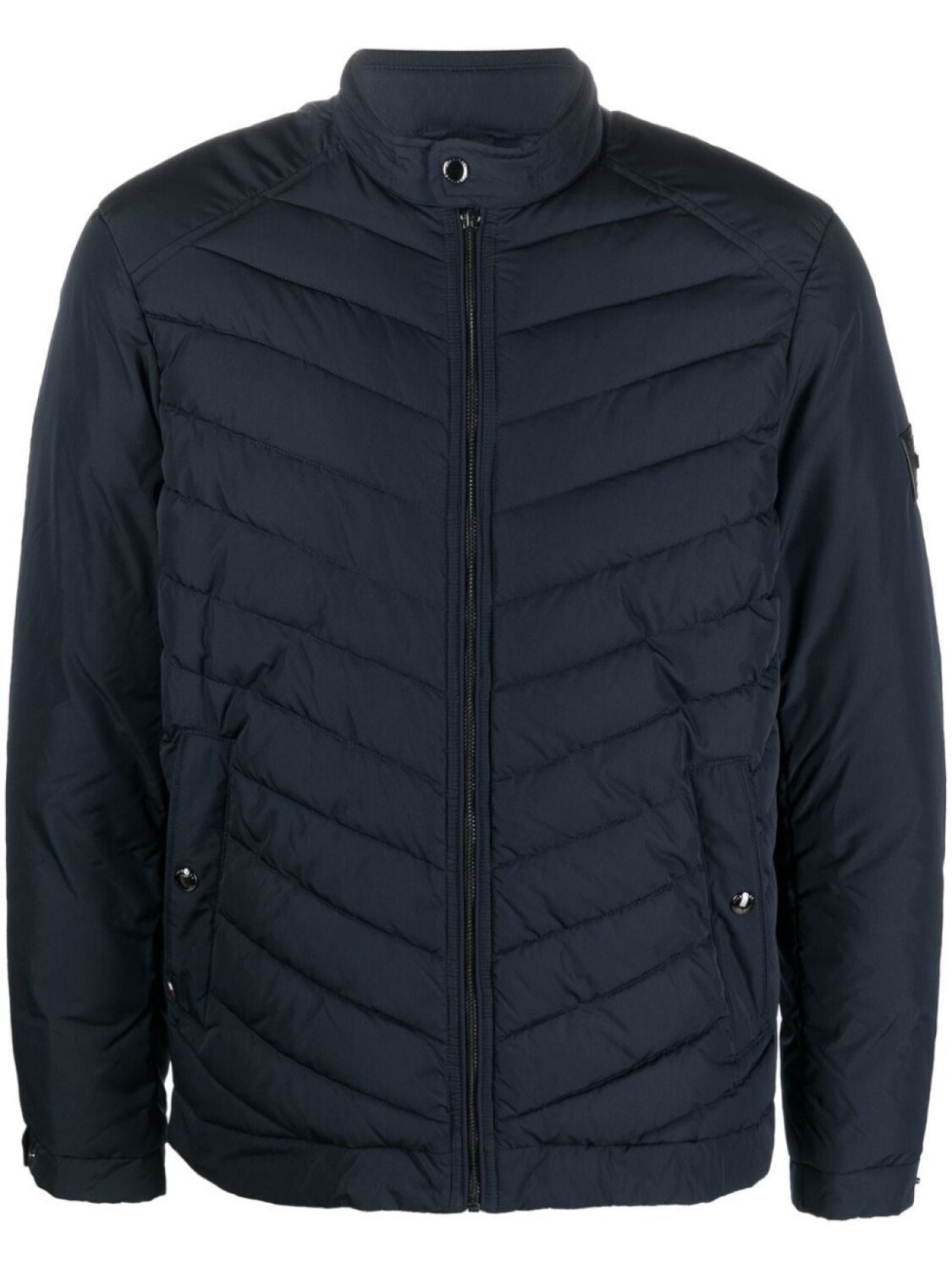 

Tommy Hilfiger стеганая куртка с воротником-стойкой, синий
