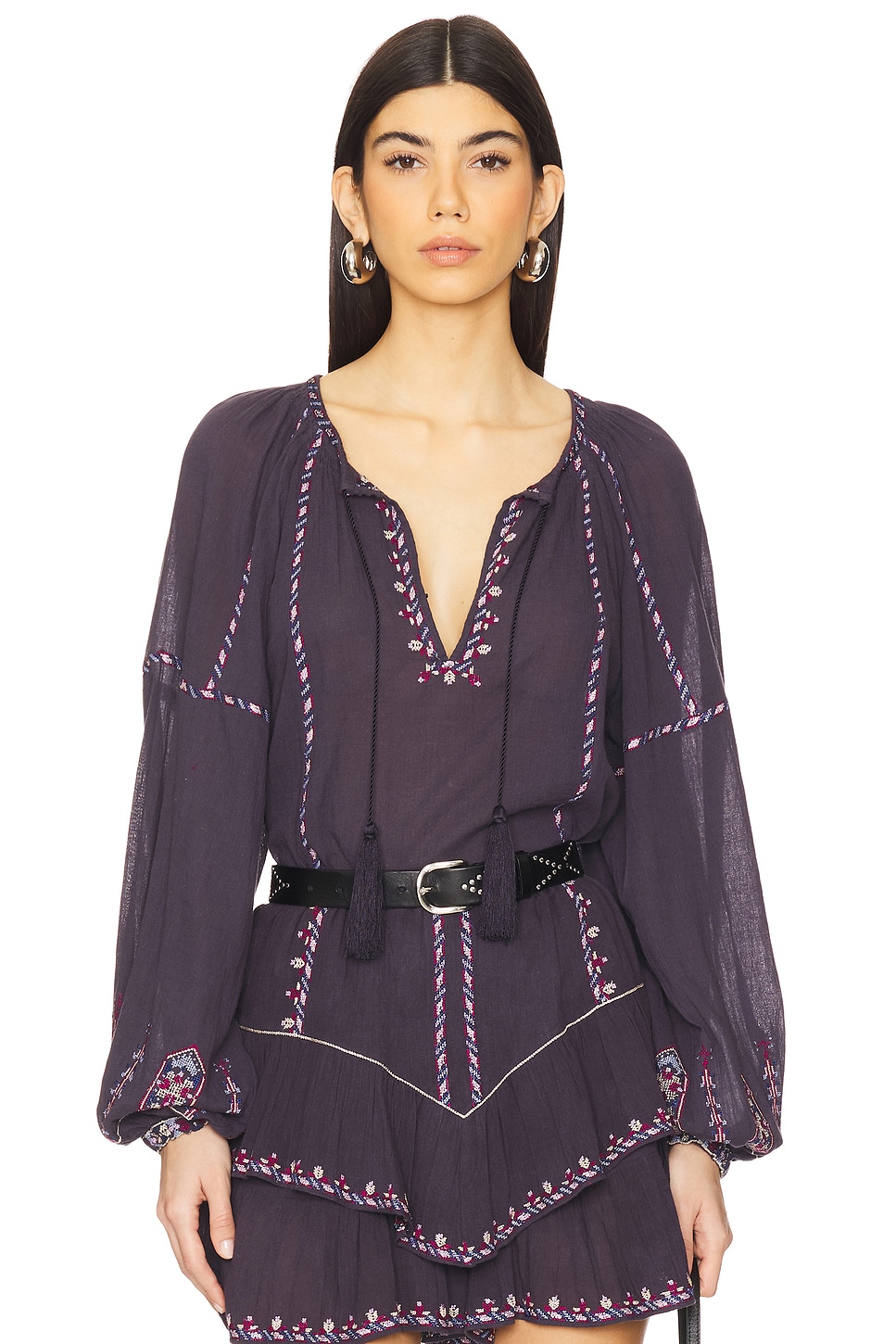 

Блуза Fernanda Isabel Marant Etoile, faded night & lilac