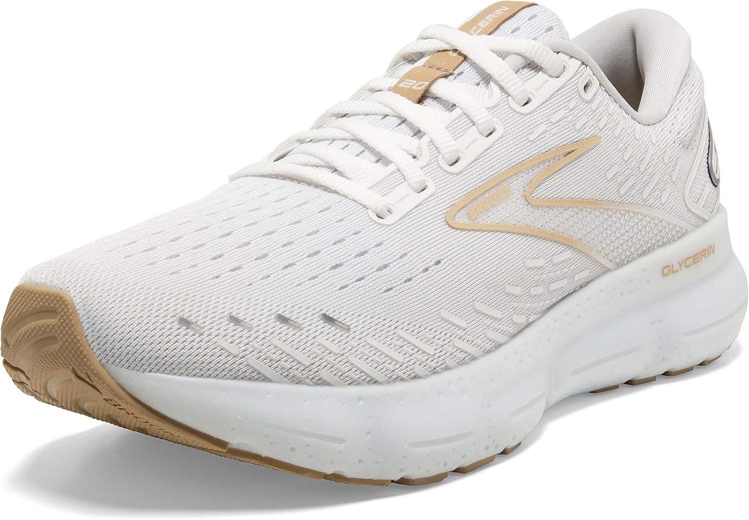 

Мужские кроссовки Brooks Glycerin 20, белый/хаки