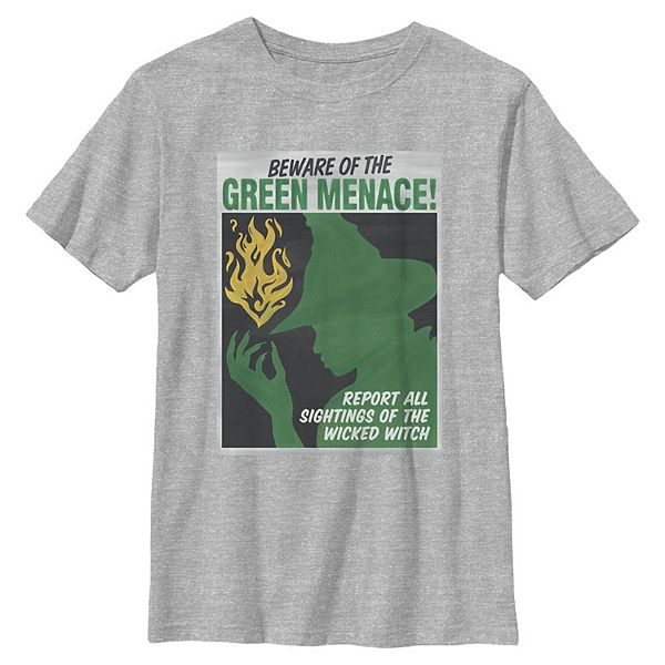 

Футболка с принтом Wicked for Good Beware of the Green Menace для мальчиков 8-20 Licensed Character
