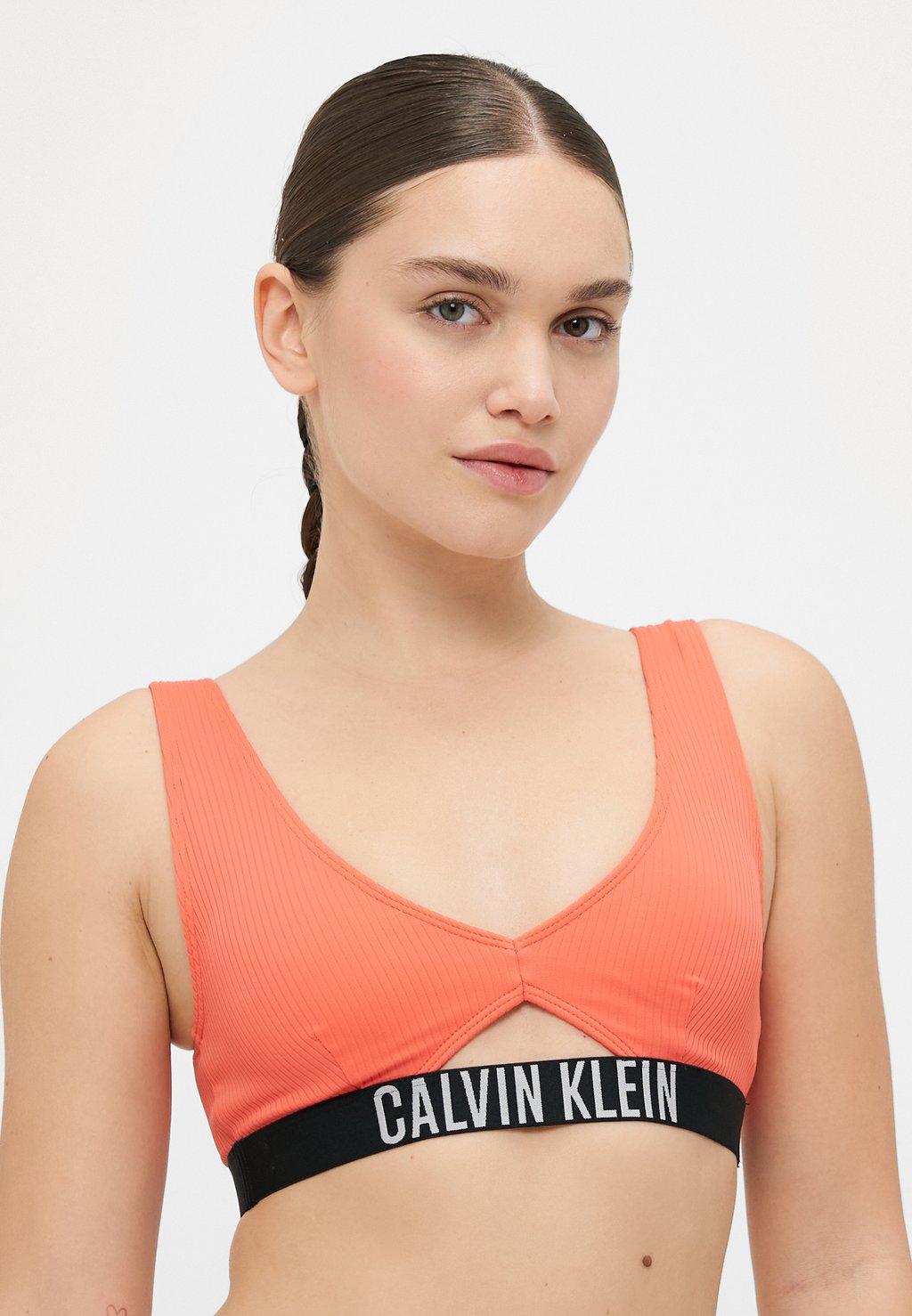 Верх бикини BRALETTE NEW Calvin Klein Swimwear, коралловый — фото 4