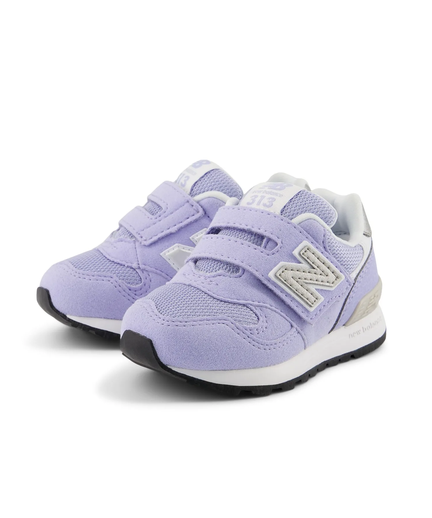 Детские кроссовки с липучкой 313 Hook and Loop New Balance зеленые — фото 2