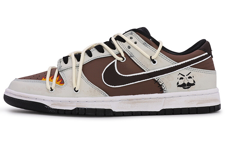 

Кроссовки Nike Dunk Skateboard Shoes Men Low-Top Gray Brown