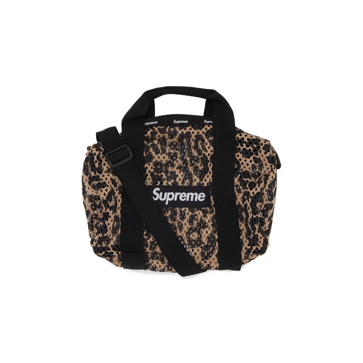 

Мини-спортивная сумка Supreme Mesh, Леопард