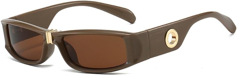 

Квадратные ретро-солнцезащитные очки для женщин и мужчин в оправе, женские солнцезащитные очки в стиле стимпанк, винтажные прямоугольные очки, черные, UV400 WNCKSQ, Khaki