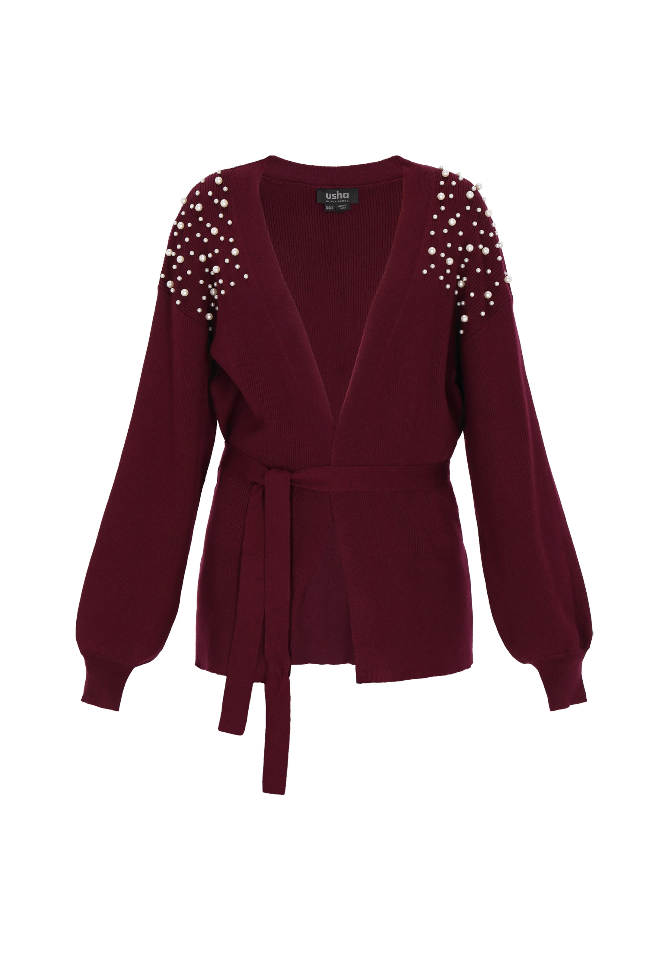 

Usha BLACK LABEL Кардиган вязаный в цвете цикламен