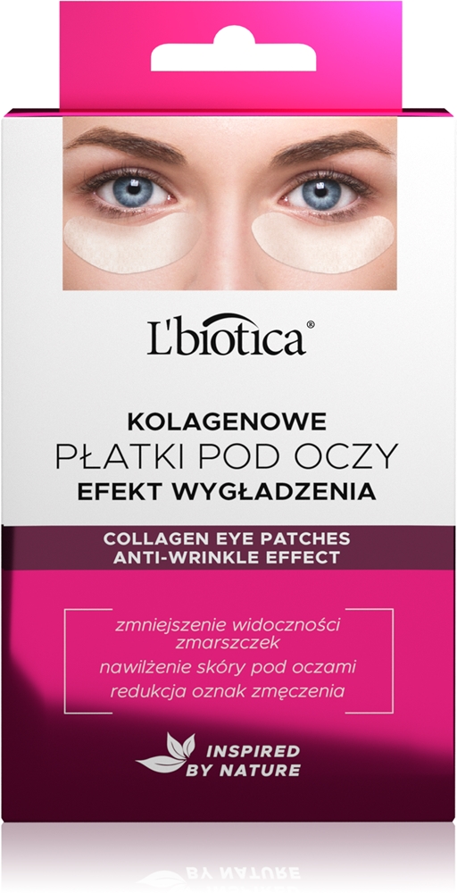 

Маски коллагеновые маски для глаз с антивозрастным эффектом L’Biotica, 6 шт