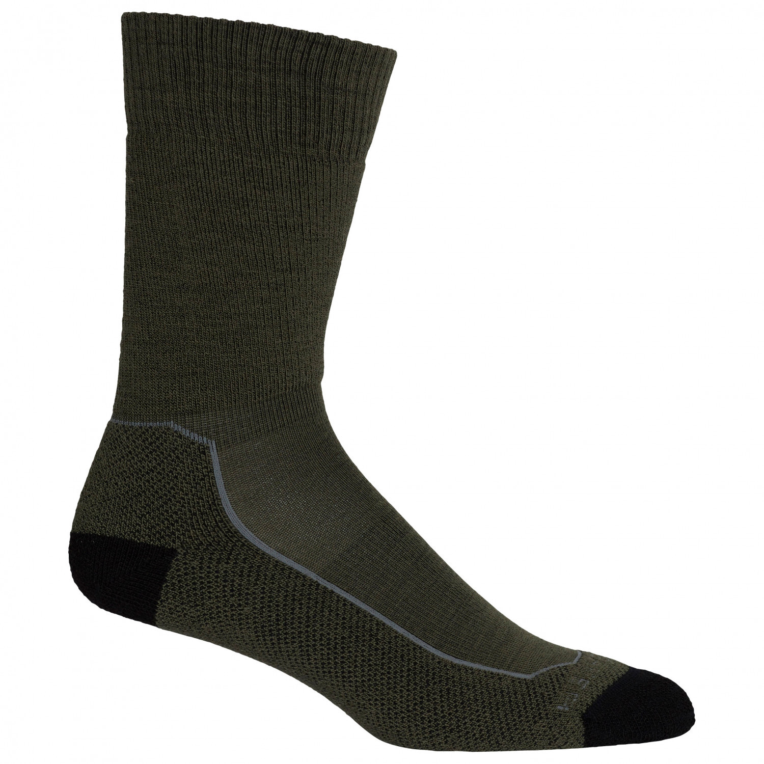 

Походные носки Icebreaker Hike+ Medium Crew, цвет Loden/Black/Gritstone Heather