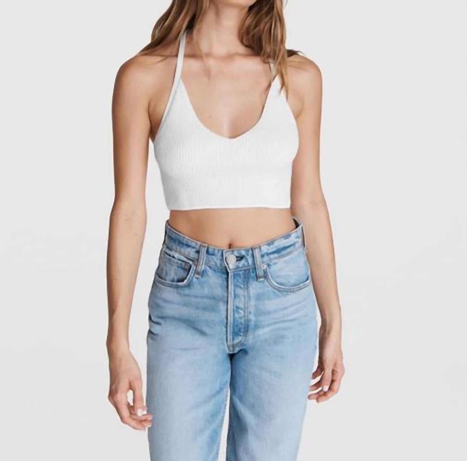 

Soleil Bra Топ в белом цвете rag & bone