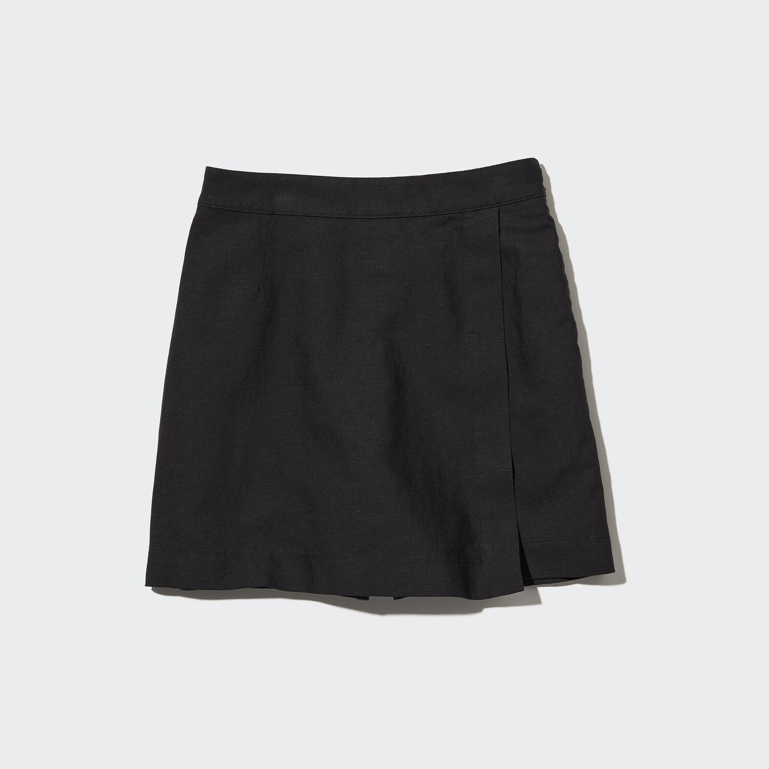 

Брюки из льняной смеси UNIQLO, черный