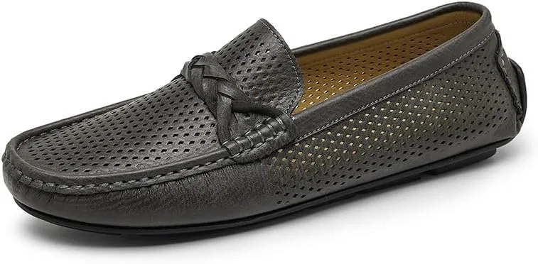 Лоферы дышащие, Square Toe, Grey PUGHGAETZF