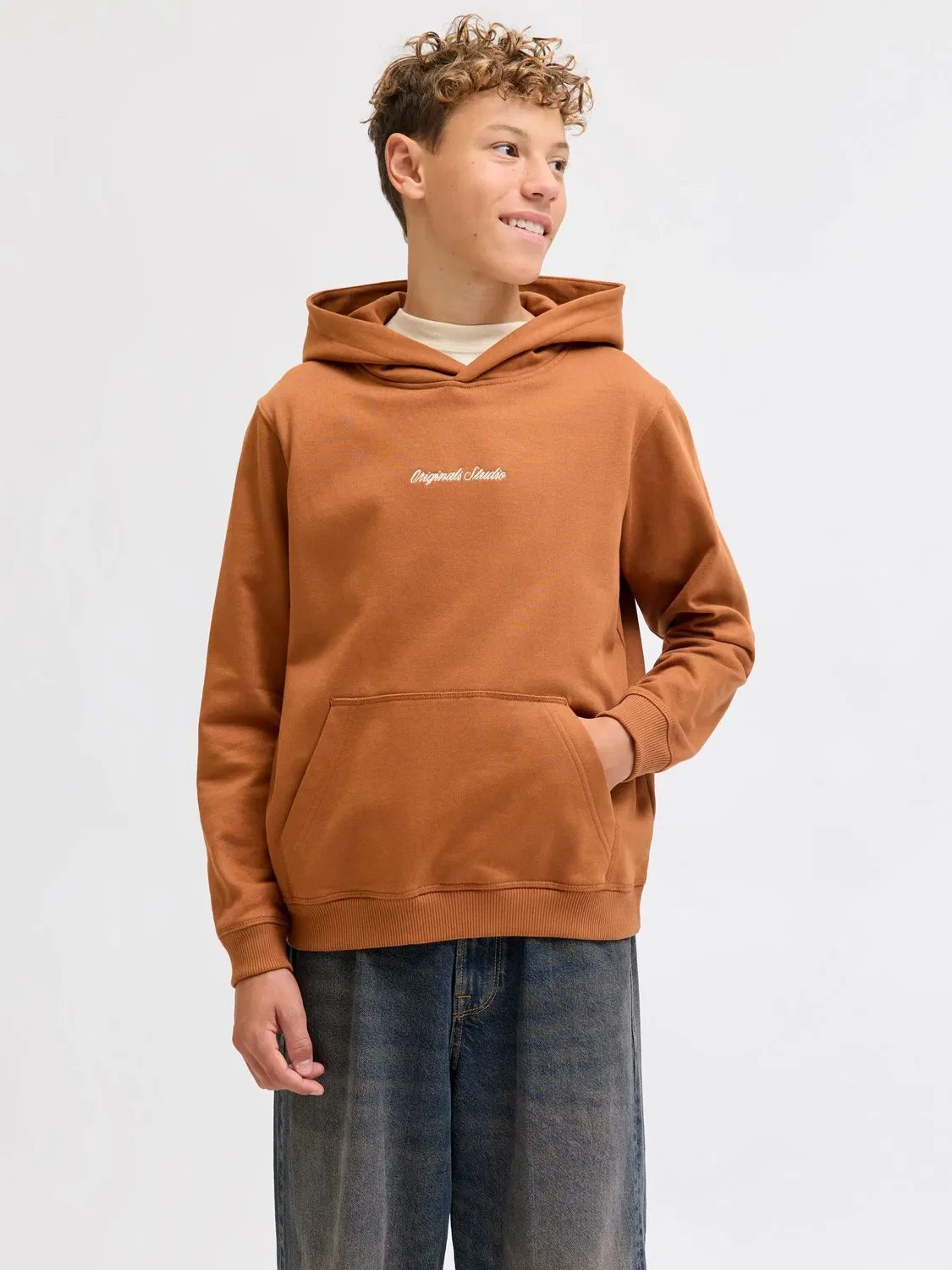 Капюшон с капюшоном, утепленный JACK & JONES Junior, аргановое масло — фото 2