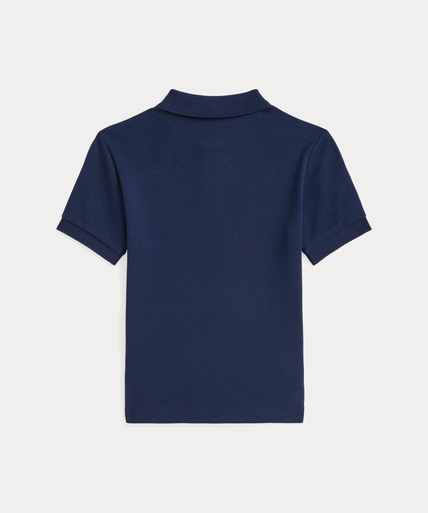 Мягкая хлопковая рубашка-поло (для мальчиков 2-7 лет) Polo Ralph Lauren, 410 Navy — фото 2