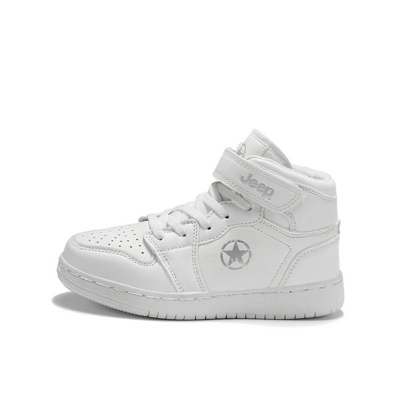 

Детские кроссовки для скейтбординга Kids Jeep, classic and versatile snowball белый