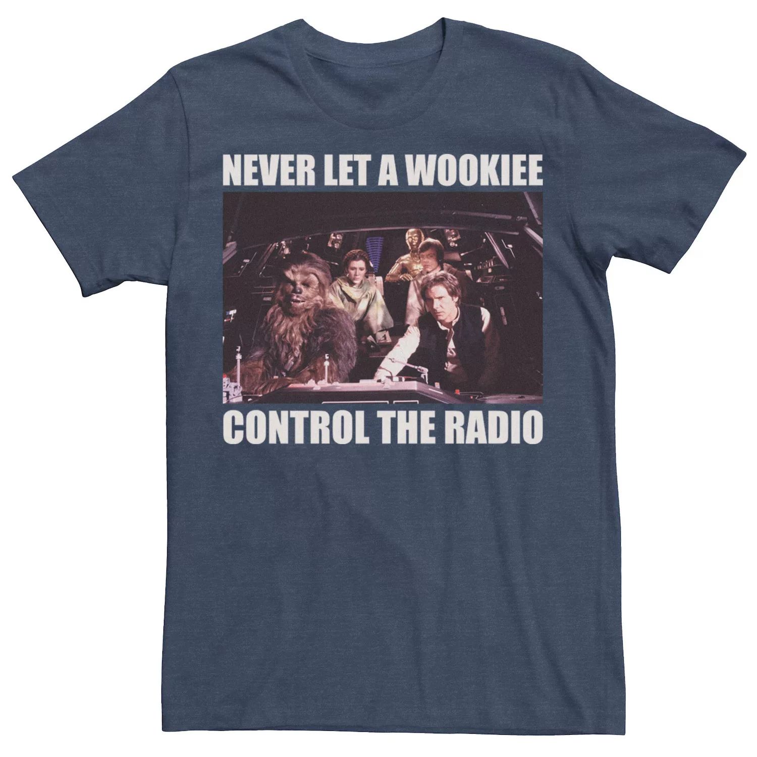 

Мужская футболка No Wookie Radio Star Wars