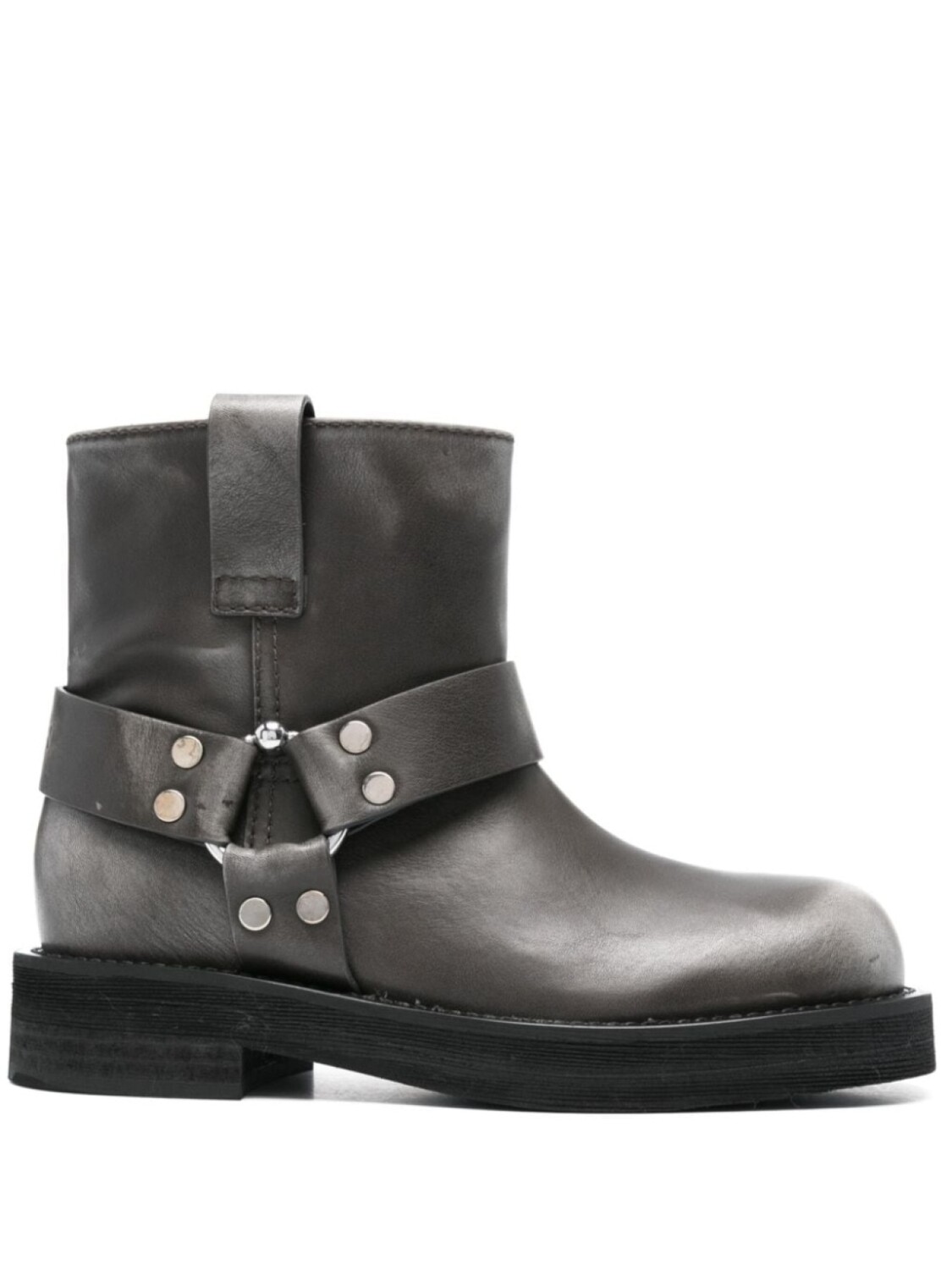 

3juin ботинки с тисненым логотипом 35 мм, серый