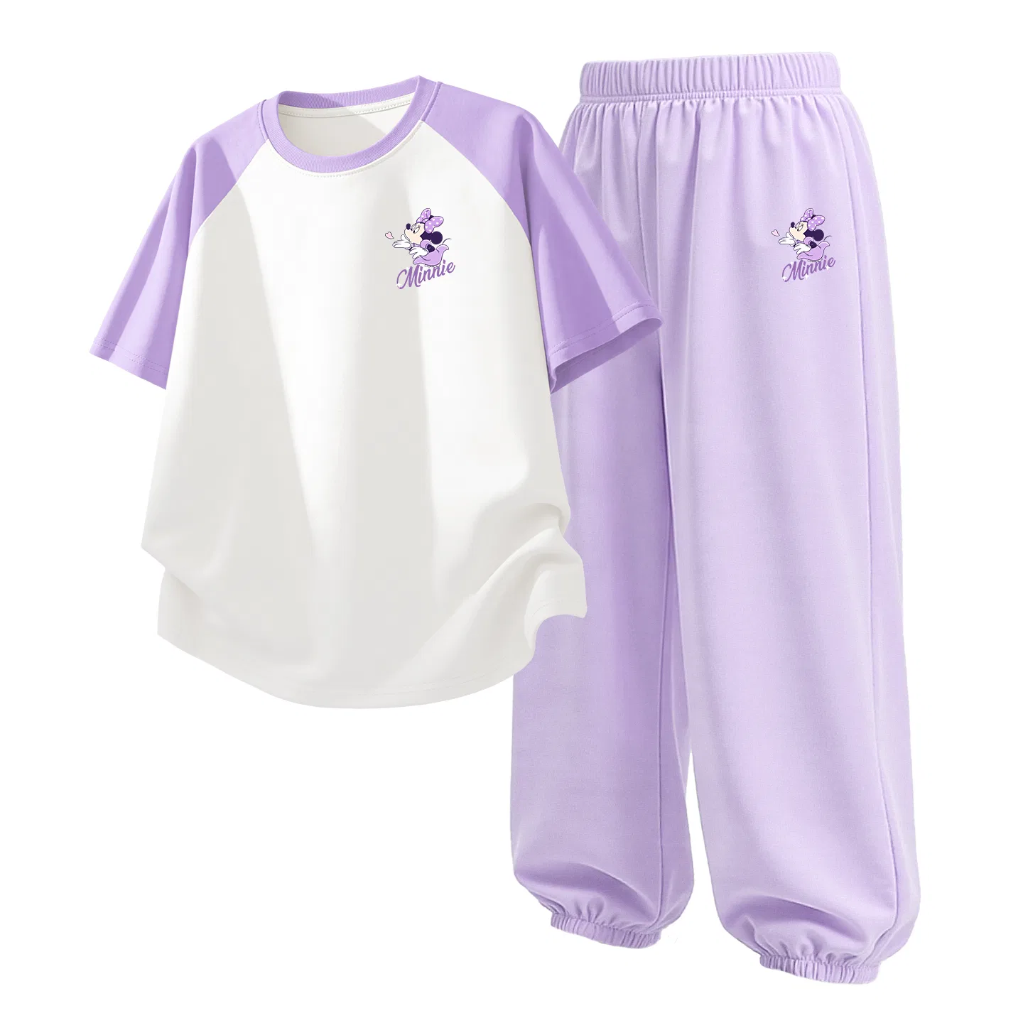 Детский спортивный костюм Casual Sportswear 2 Piece Set Disney, DiFei Kissy K Purple White+DiFei Kissy K Taro Purple