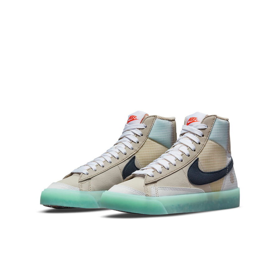 Кроссовки (GS) Nike Blazer Mid '77 'Move To Zero - Cream', белый — фото 3