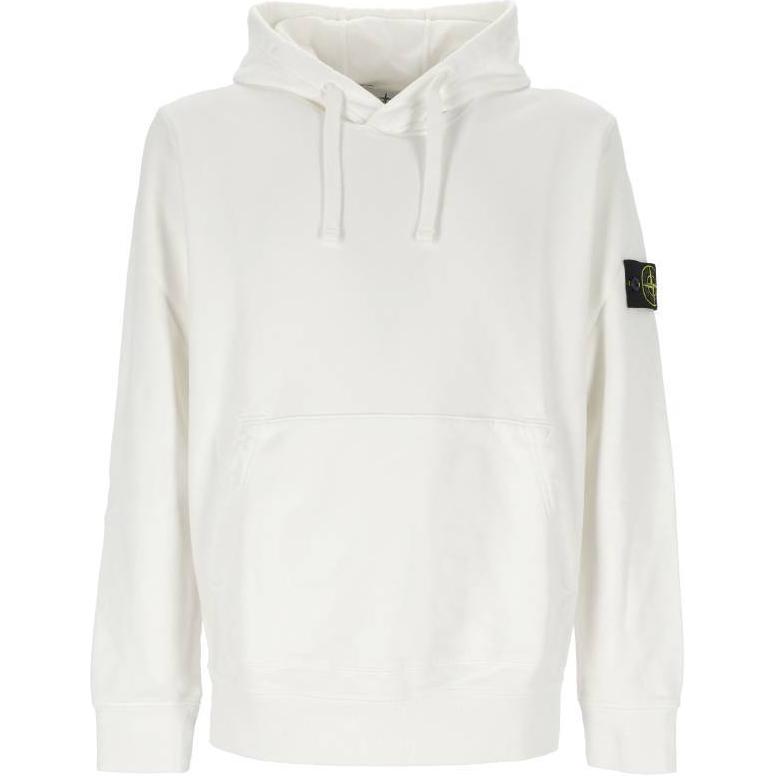 

Толстовка с капюшоном и нашивкой-логотипом STONE ISLAND, белый