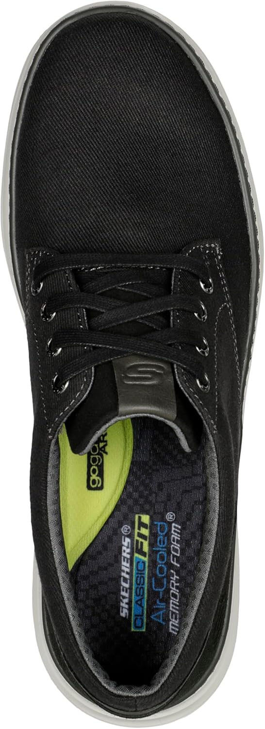 Мужские кеды Skechers Ederson Moreno из канвы, черный — фото 2