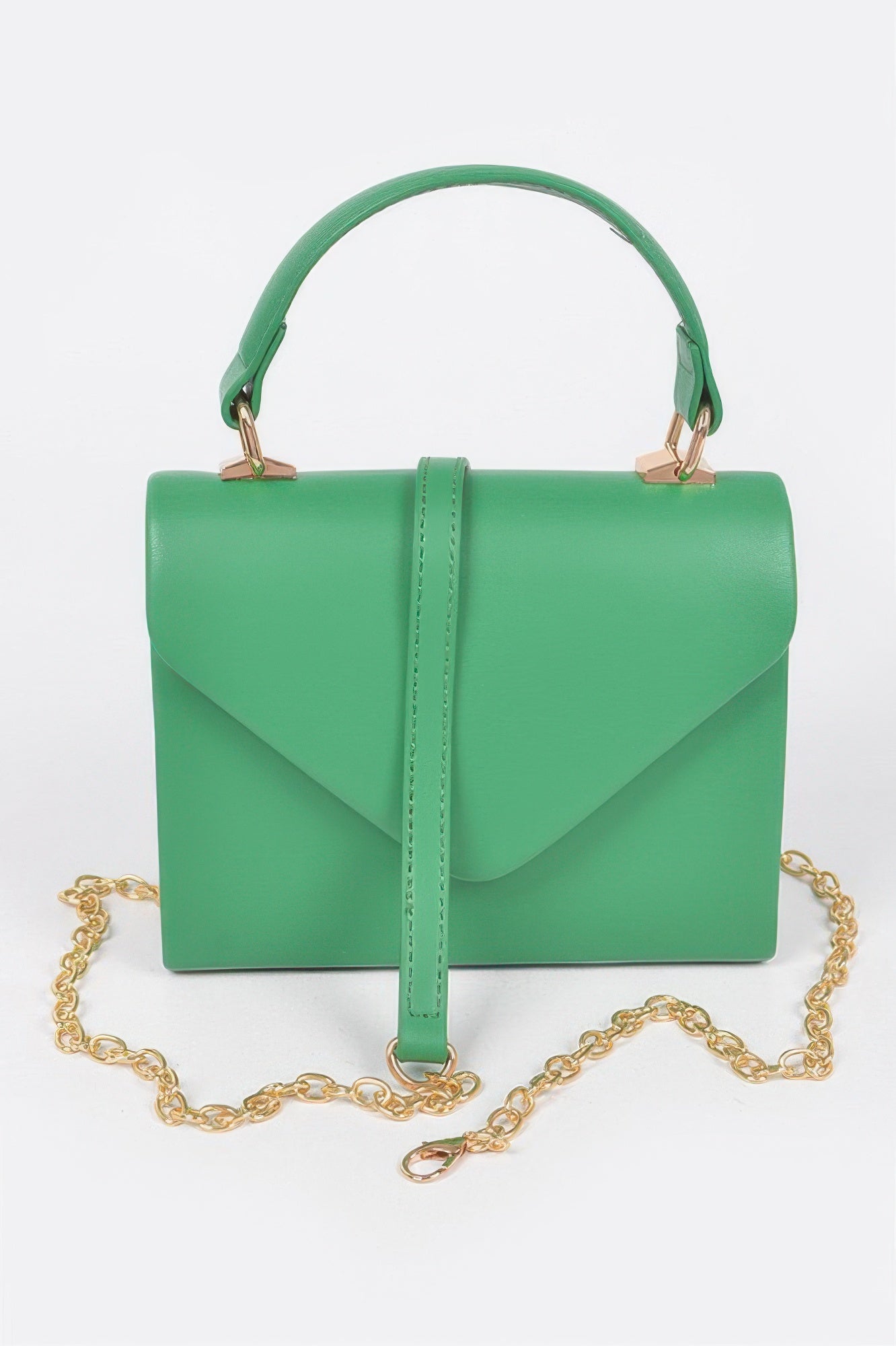 

Искусственная кожа Клатч с простой ручкой FASHNZFAB, зеленый