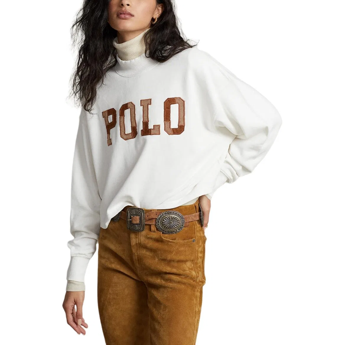 Свитшот женский SS25 Polo Ralph Lauren, White — фото 4