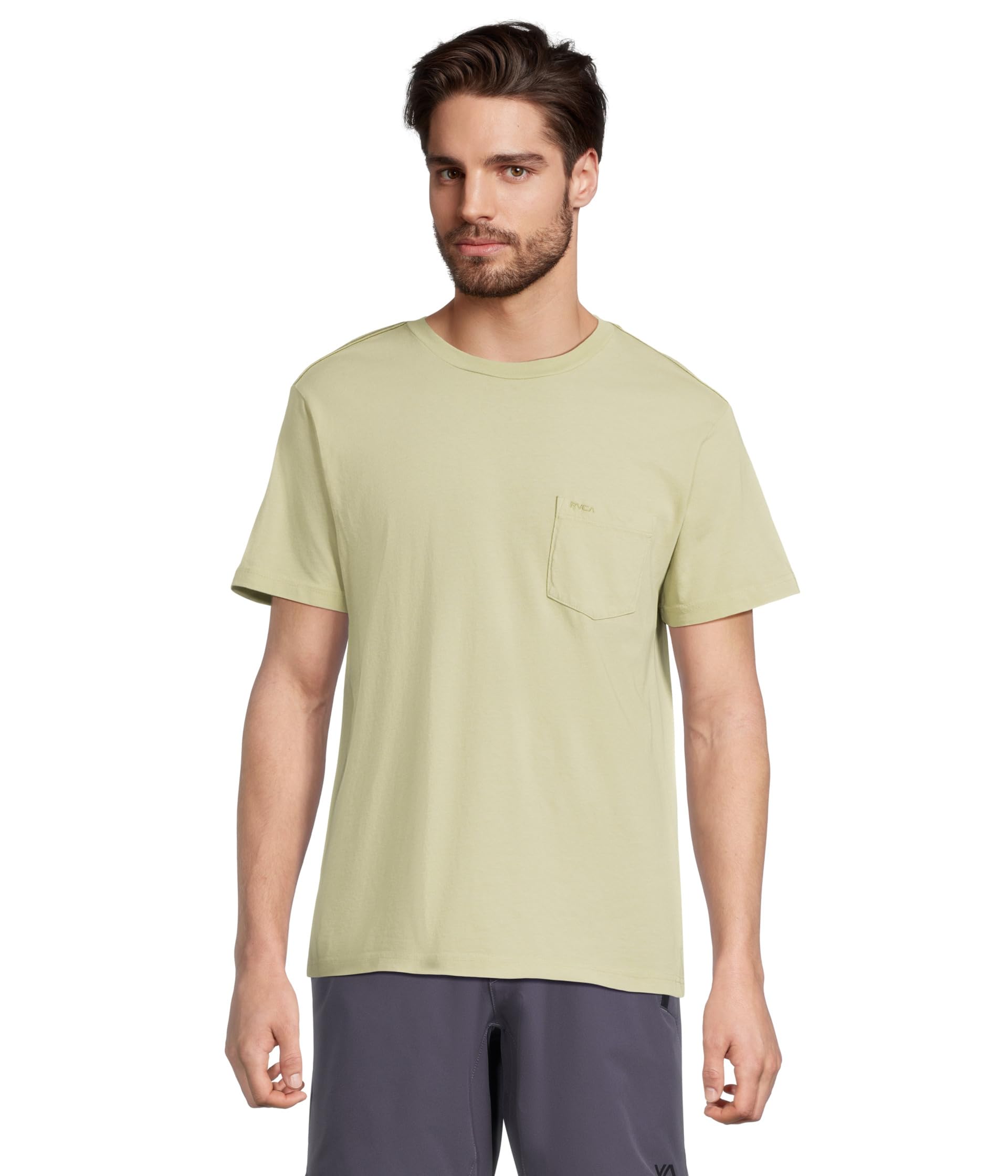 

Футболка RVCA PTC 2 Pigment Short Sleeve, цвет Light Olive