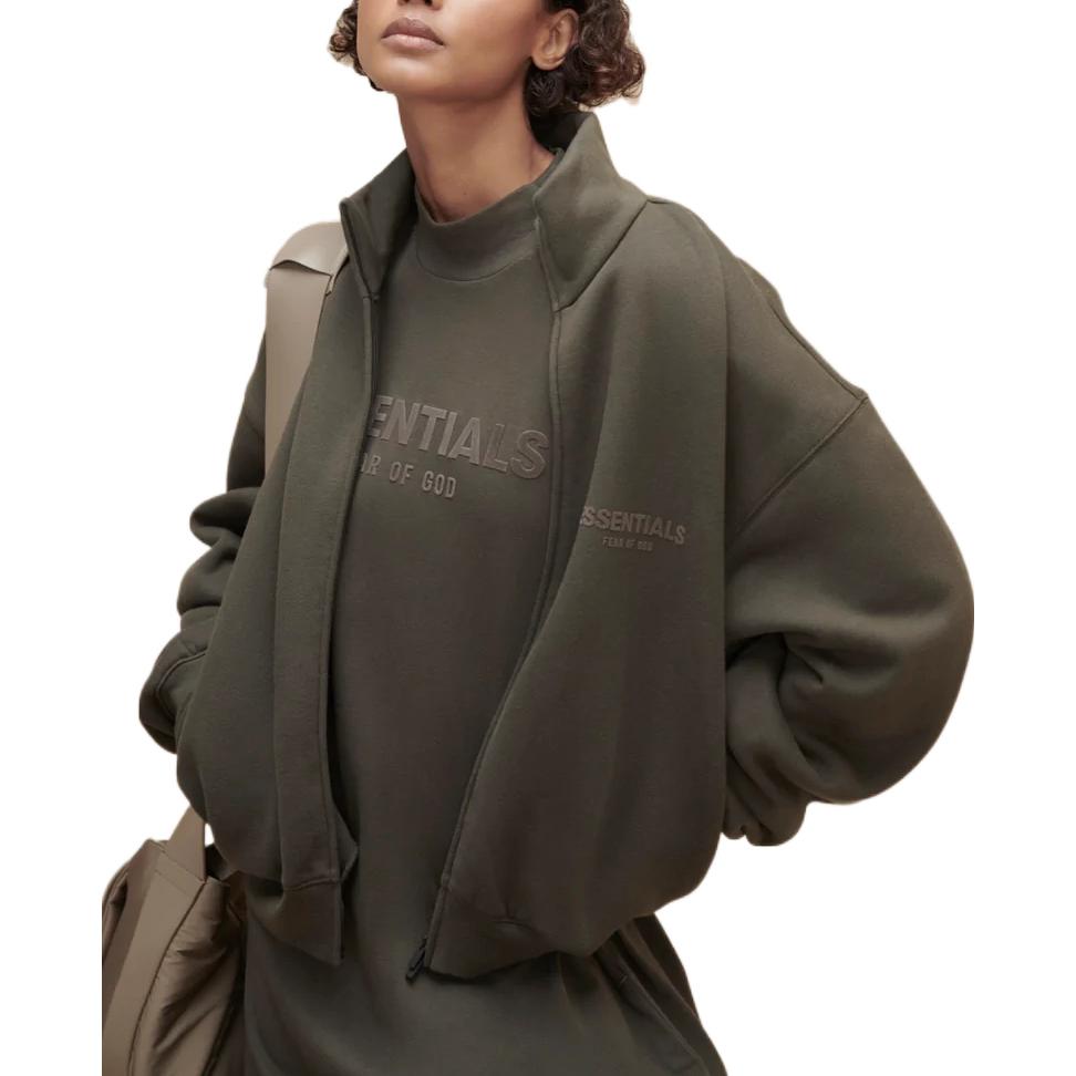 Fear Of God Essentials Женская куртка-бомбер Off Black — фото 4