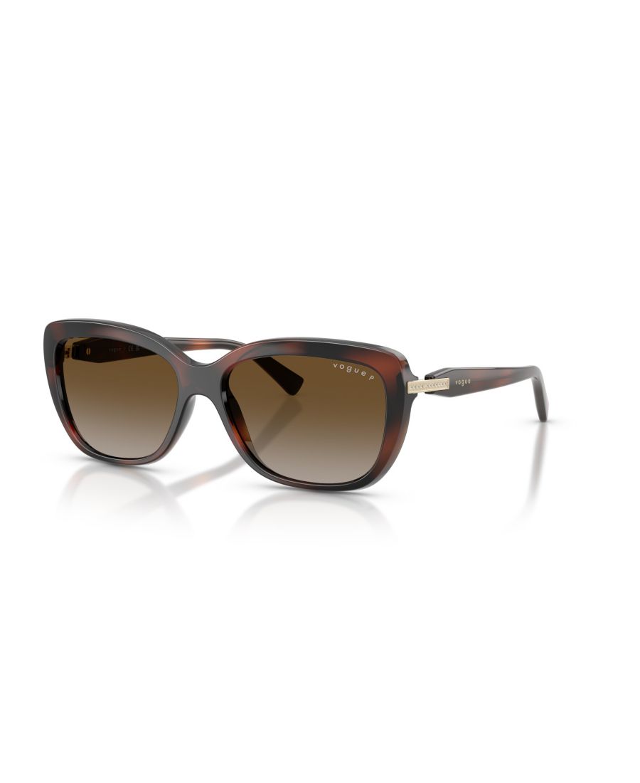 

Женские поляризованные солнцезащитные очки, VO5678SB Vogue Eyewear, Brown Havana