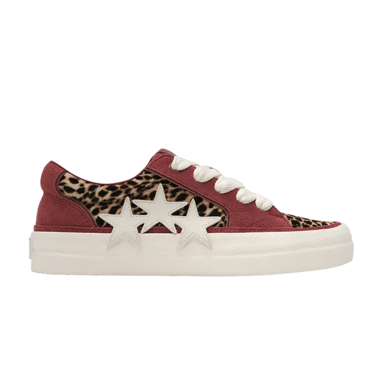 

Кроссовки Amiri Sunset Skate Low Burgundy Leopard, красный