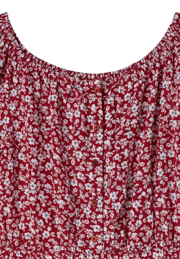 Харриет в одном комбинезоне Pepe Jeans, Royal Red — фото 3