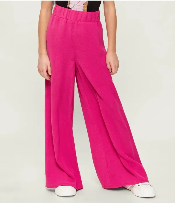 Брюки relaxed fit Guess, фуксия