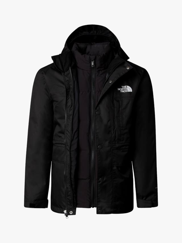 Детская куртка триклайт 3-в-1 с капюшоном The North Face, Black — фото 4