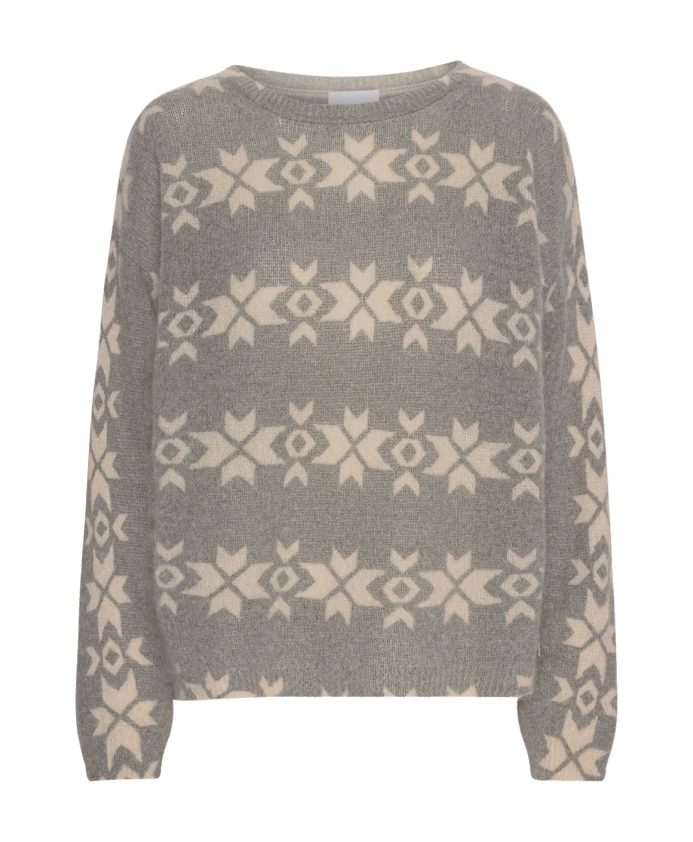 

Скандинавский пуловер Americandreams, серый