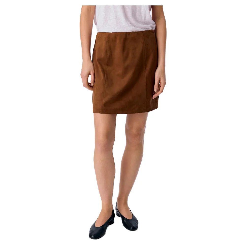 

Юбка Object Fenja short skirt, коричневый